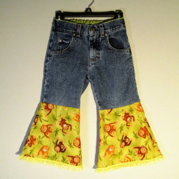2T Bell Bottoms with Monkeys - Picture 7 of 8